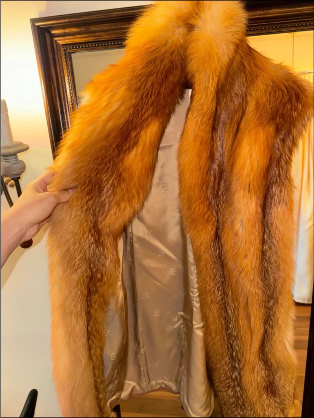 Robert Cavalli Red Fox Fur Vest - Rich Amber Tone - Picture 2 of 9